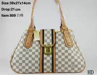 handsac louis vuitton femmes en col blanc 2013 hd809 blanc grille france